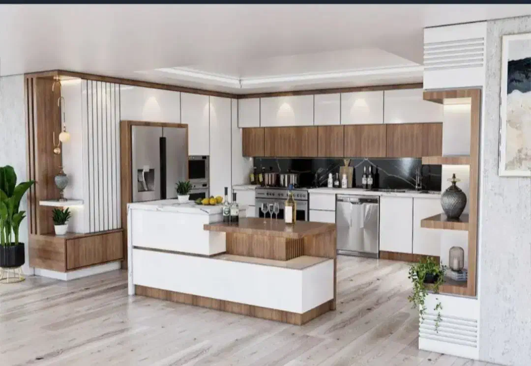 کابینت،کمد دیواری،دکوراسیون چوبی،قرنیز پی وی سی|خدمات پیشه و مهارت|لردگان, |دیوار