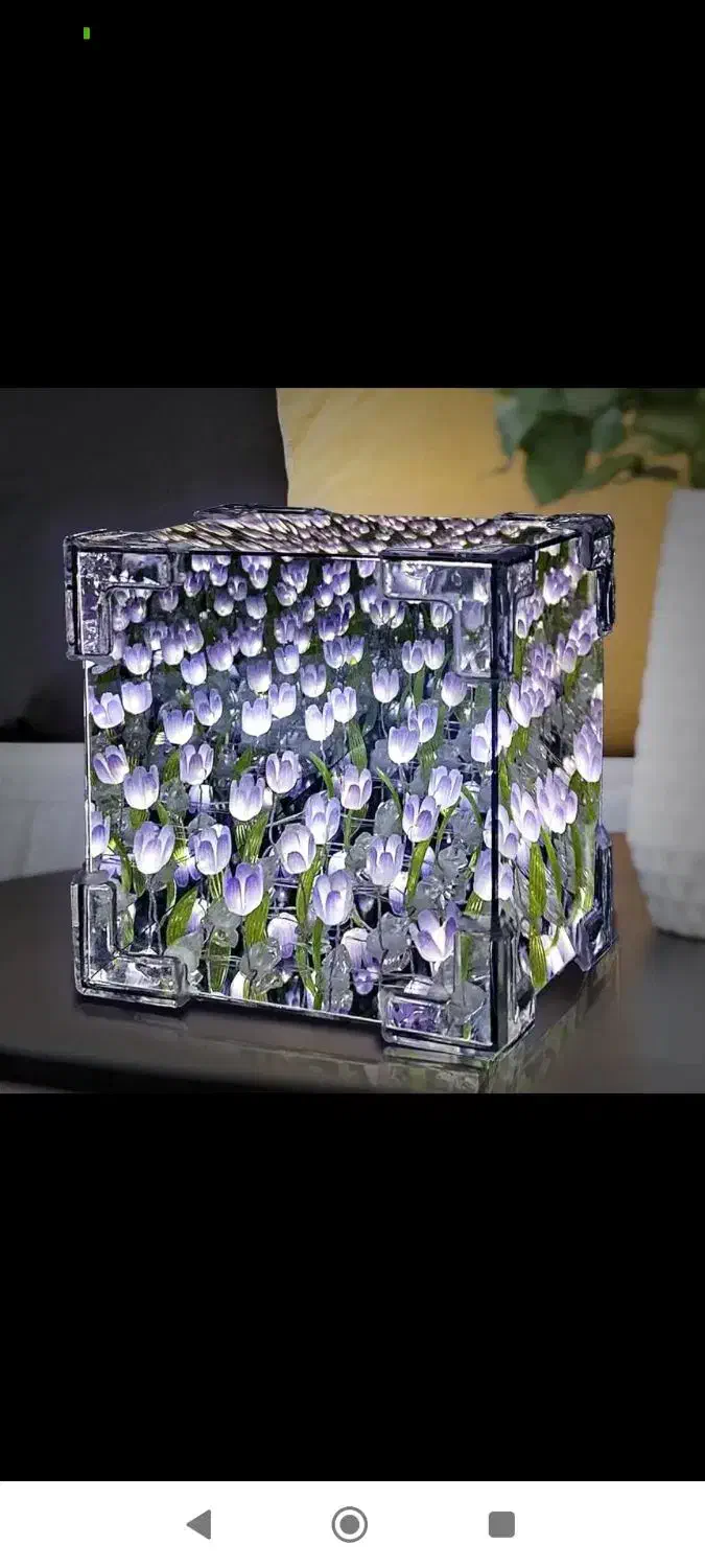 چراغ خواب دشت لاله مکعبی بینهایت|چراغ خواب و آباژور|تهران, هفت حوض|دیوار