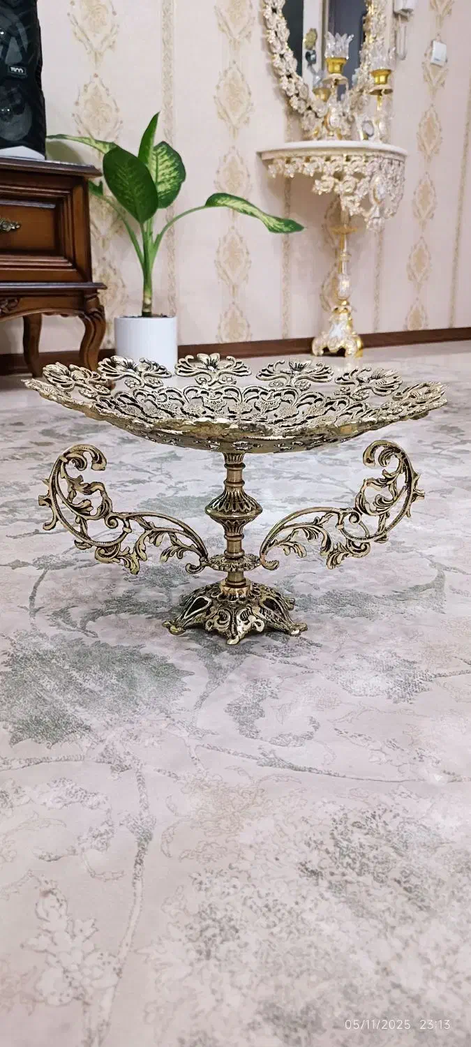 ست پذیرایی برنزی(میوه خوری.شیرینی خوری .آجیل خوری|ظروف سرو و پذیرایی|تهران, خاک سفید|دیوار