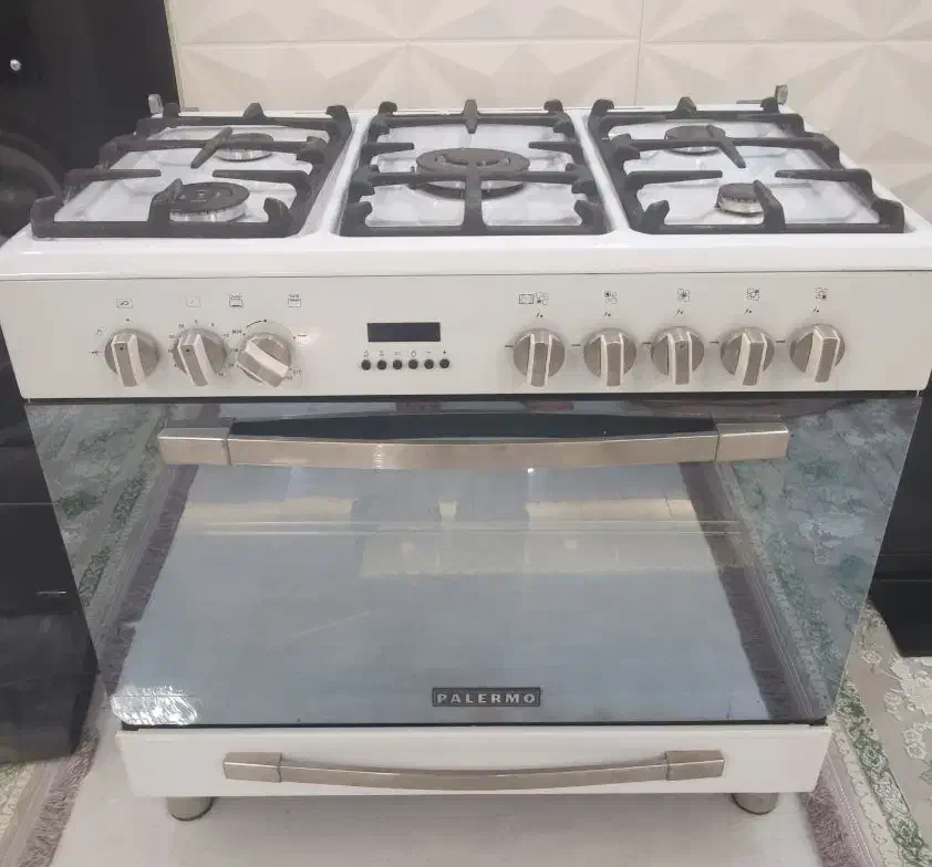 اجاق گاز فر دار پنج شعله پالارمو در حد نو|اجاق گاز و لوازم برقی پختوپز|مشکیندشت, |دیوار