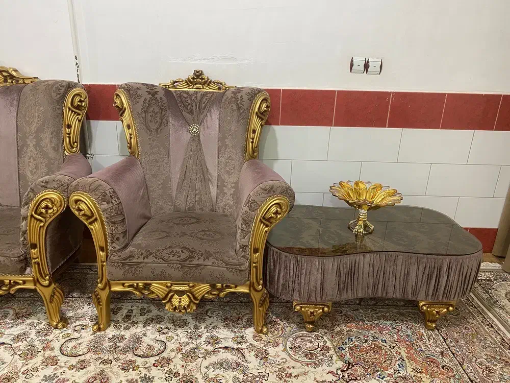 مبل ۷ نفره|مبلمان خانگی و میز عسلی|تاکستان, |دیوار
