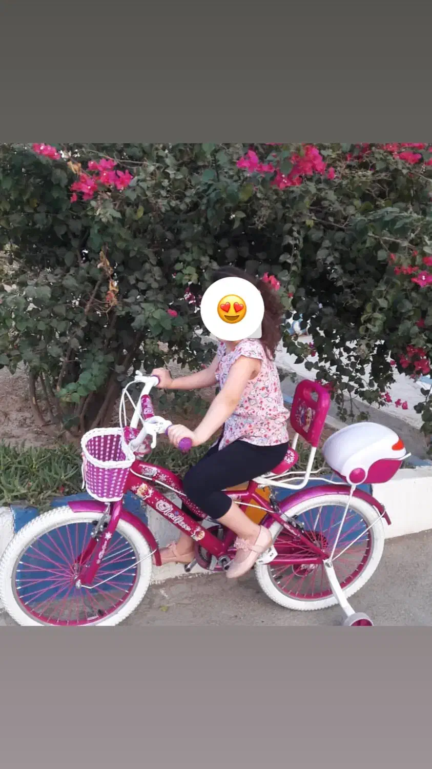 دوچرخه دخترانه سایز ۱۶صورتی|دوچرخه، اسکیت، اسکوتر|شیراز, آزادگان|دیوار