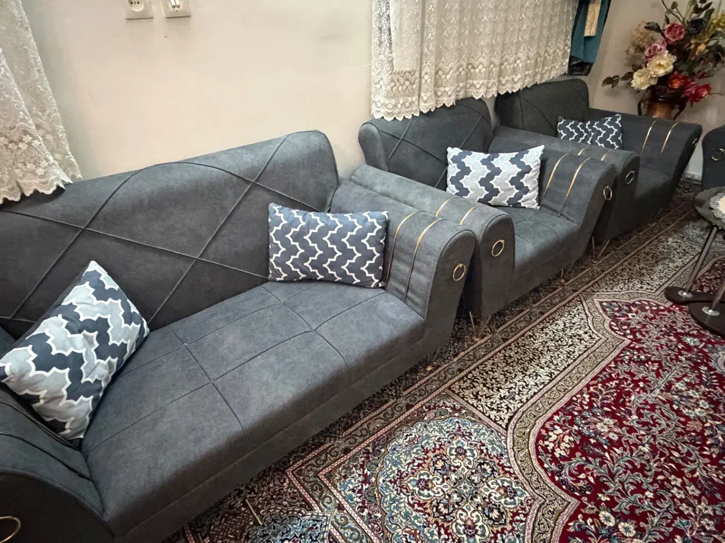 مبل ۷نفره|مبلمان خانگی و میز عسلی|دامغان, |دیوار