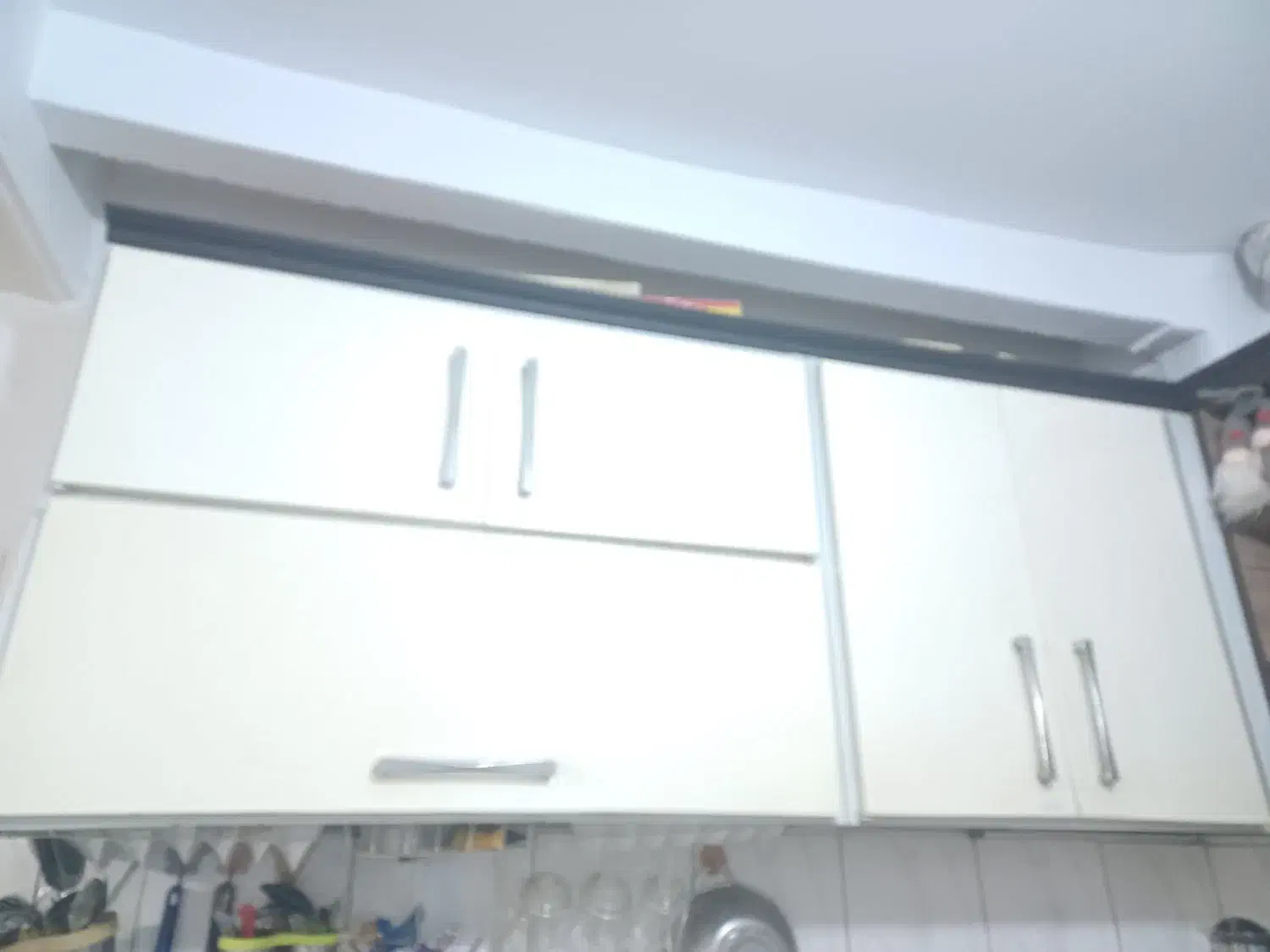 9متر کابینت فلزی در حد نو بدون خط وخش با هود وسنیک|آب‌چکان و نظم‌دهنده ظروف|قرچک, قشلاق جیتو|دیوار