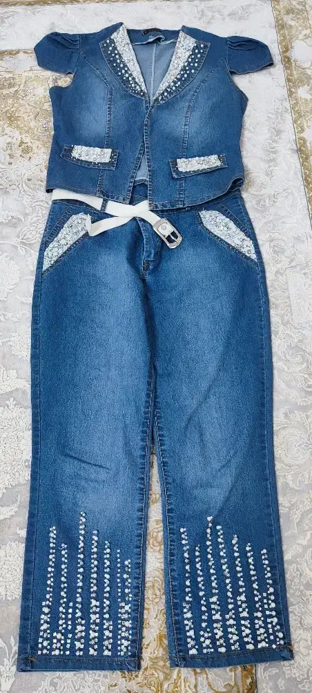 لباس مجلسی تاب و کت شلوارک لی دخترانه|لباس|قم, قلعه کامکار|دیوار