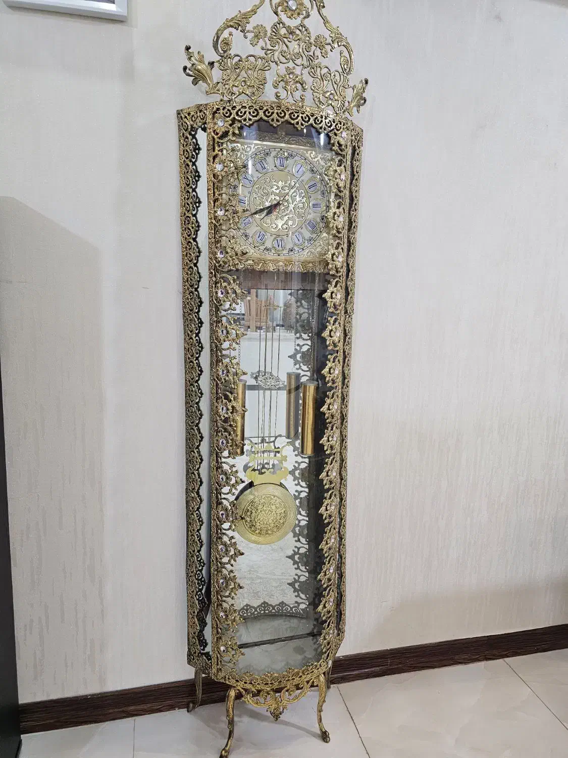 ساعت ایستاده برنز|ساعت دیواری و تزئینی|شهریار, شهرک شاهد|دیوار