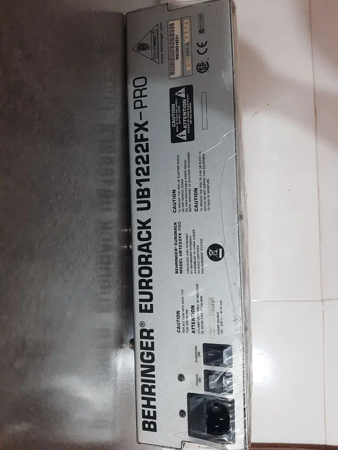 میکسر بهرینگر میکروفن شور|آلات موسیقی|رشت, سلیمانداراب|دیوار