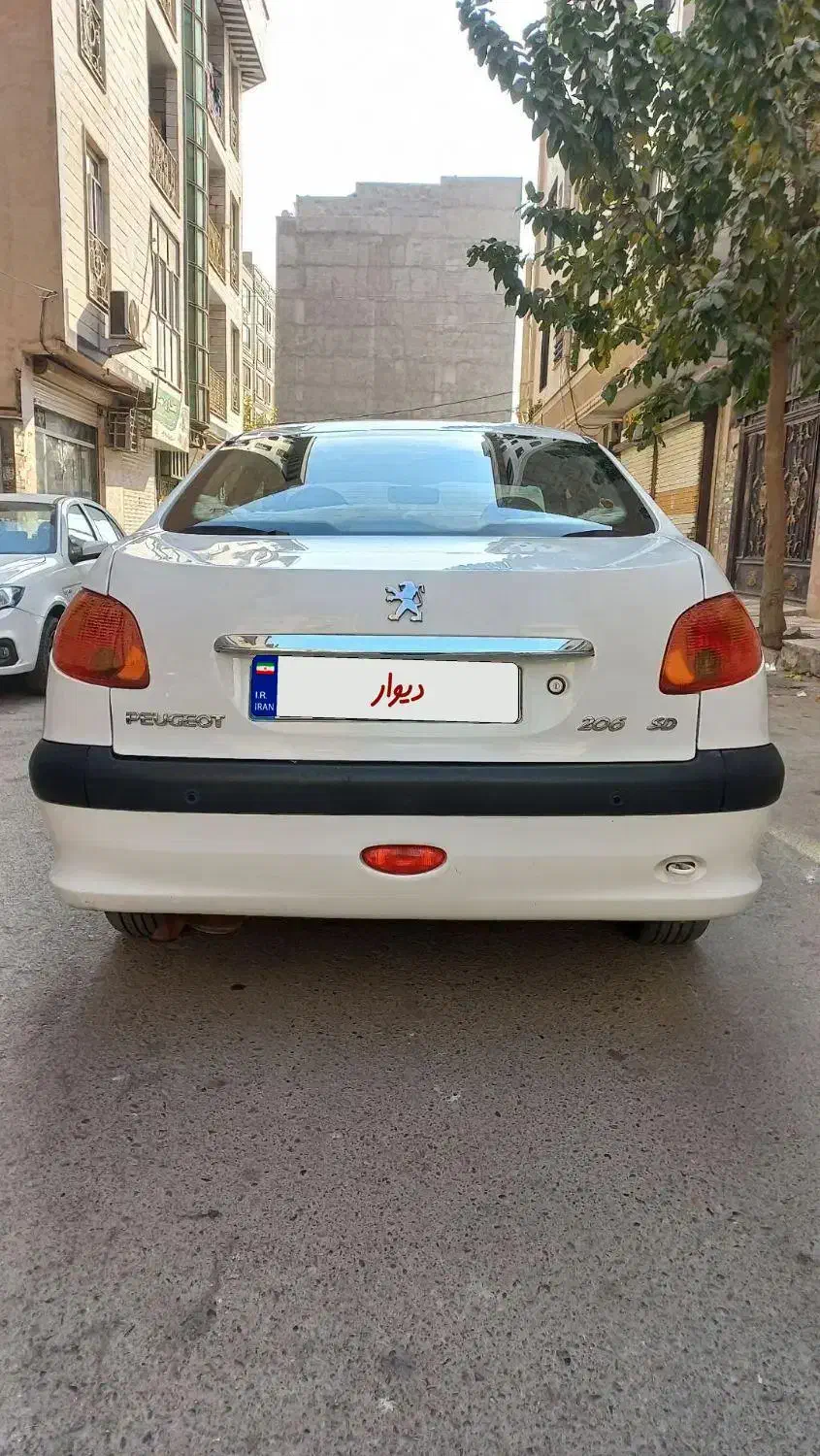 ۲۰۶مدل۱۳۹۳sd|خودرو سواری و وانت|نسیم‌شهر, |دیوار