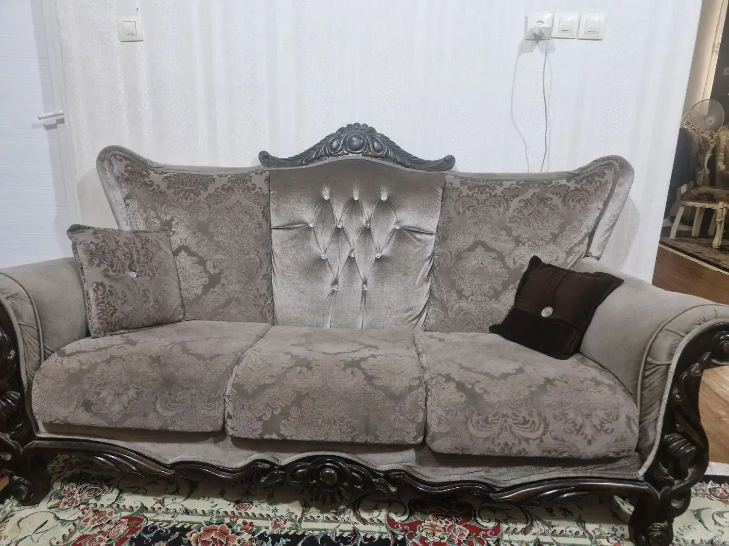 مبلمان ۷ نفره به همراه میزوعسلی|مبلمان خانگی و میز عسلی|اهواز, سلطانمنش|دیوار