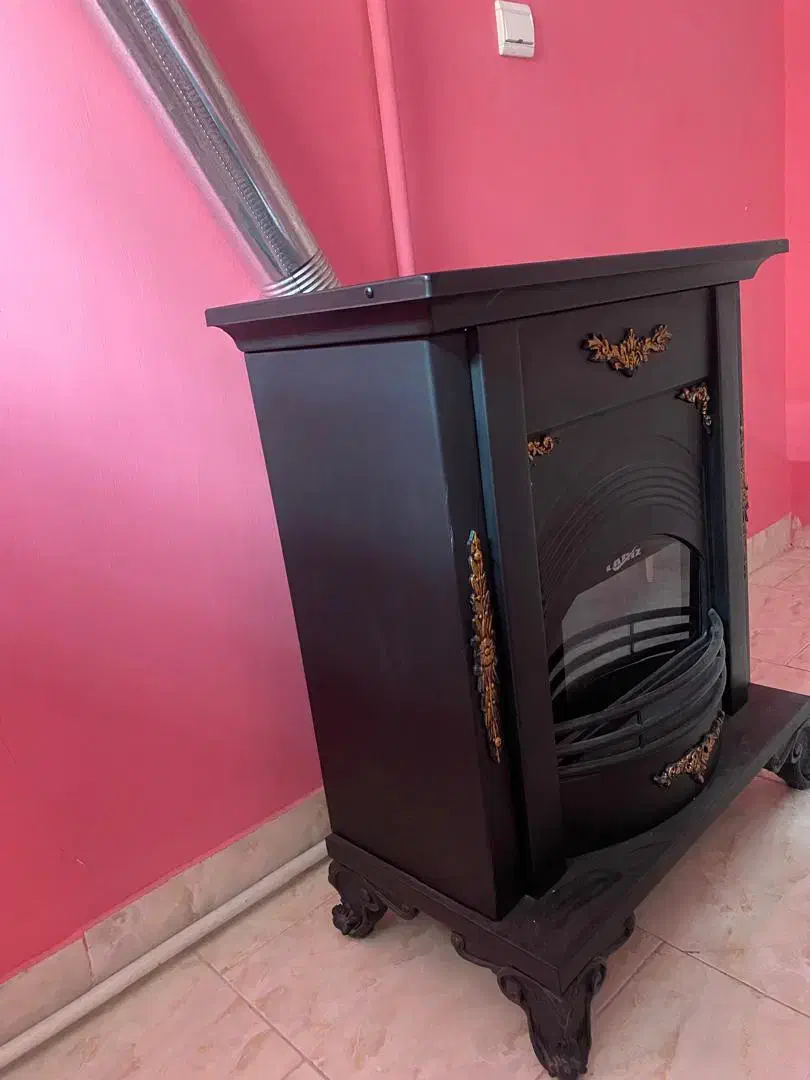 بخاری طرح شومینه|بخاری، هیتر، شومینه|سمنان, |دیوار