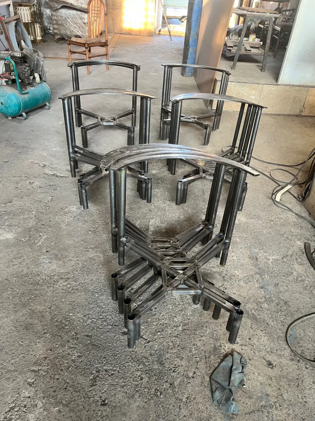 کلاف مبل فلزی و جوشکاری co2|مبلمان خانگی و میز عسلی|صباشهر, |دیوار