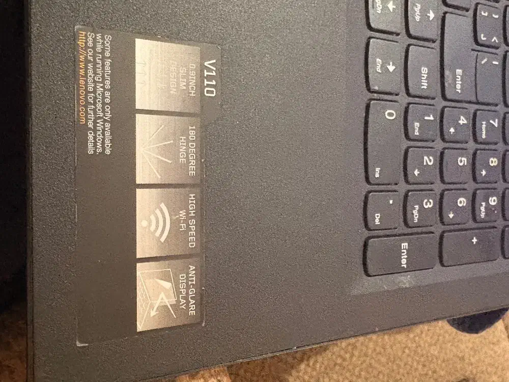 لپ تاب لنووv110|رایانه همراه|مشهد, رده|دیوار