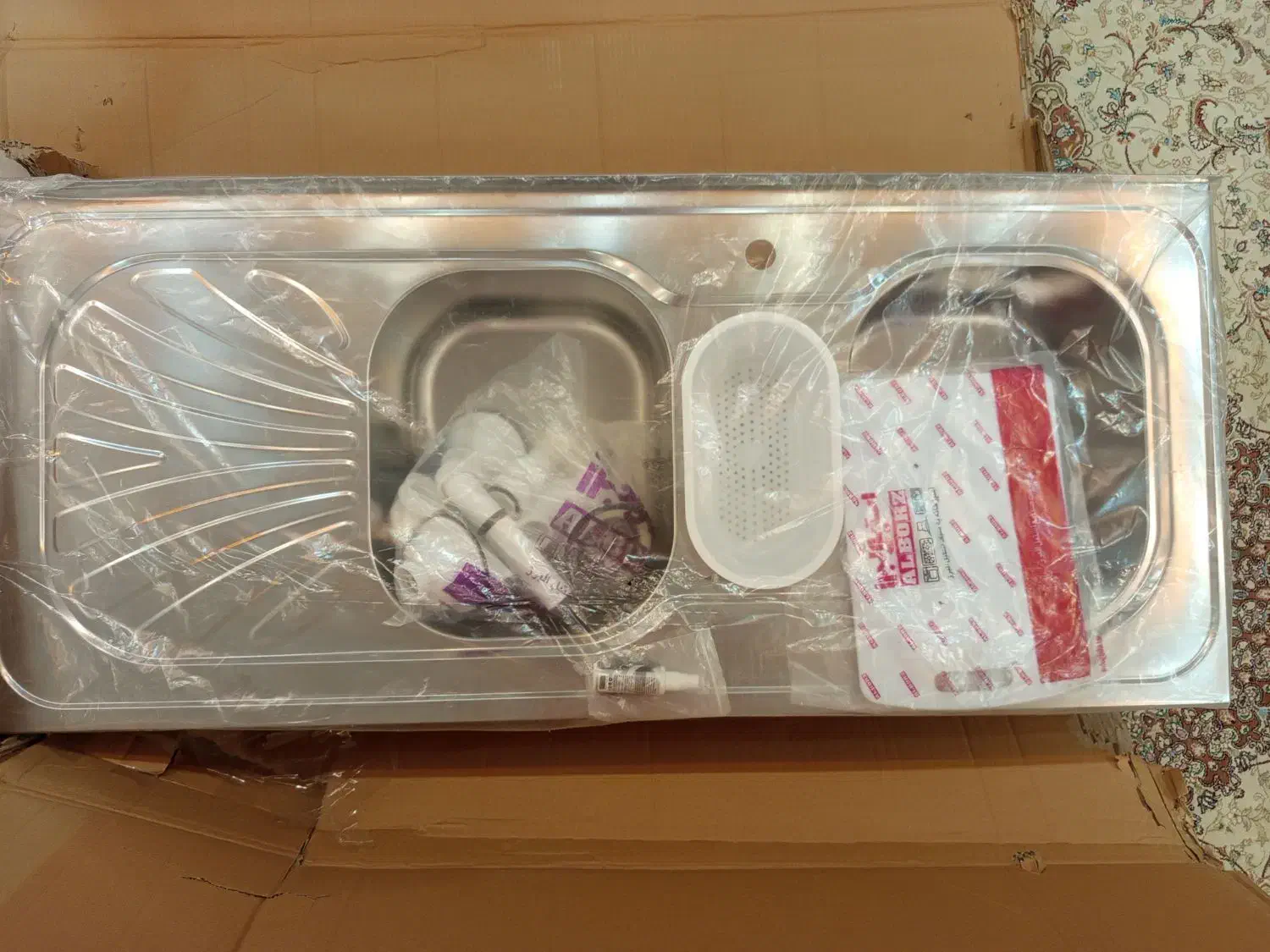 سینک ظرفشویی استیل البرز مدل 530/60|مصالح و تجهیزات ساختمان|مهاجران, |دیوار