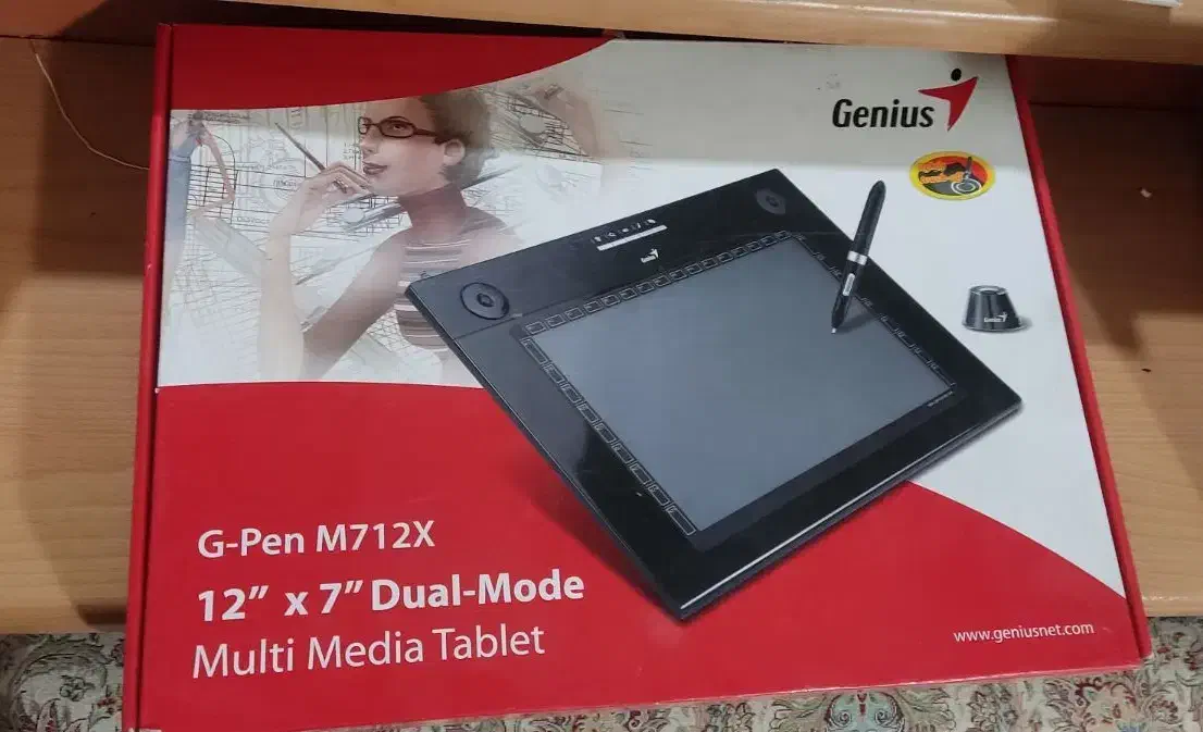 قلم نوری و صفحه دیجیتال جنیوس|قطعات و لوازم جانبی رایانه|فردیس, نگارستان|دیوار