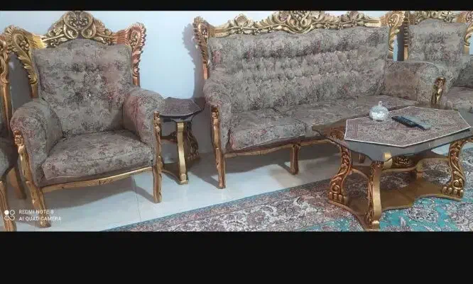 مبل سلطنتی  مدل استیل|مبلمان خانگی و میز عسلی|پاکدشت, حصار امیر|دیوار