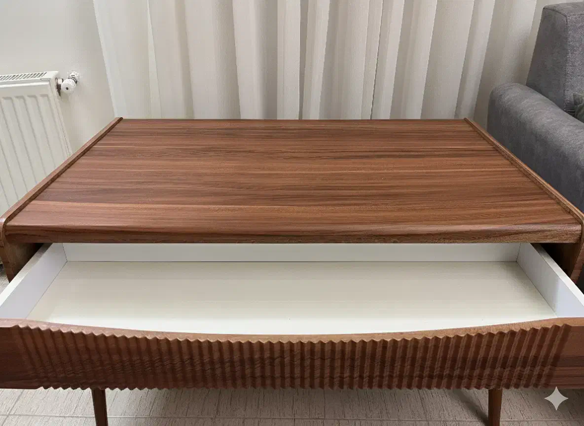 ست میز جلومبلی کشودار و ۳ عدد عسلی (در حد نو)|مبلمان خانگی و میز عسلی|بابل, |دیوار