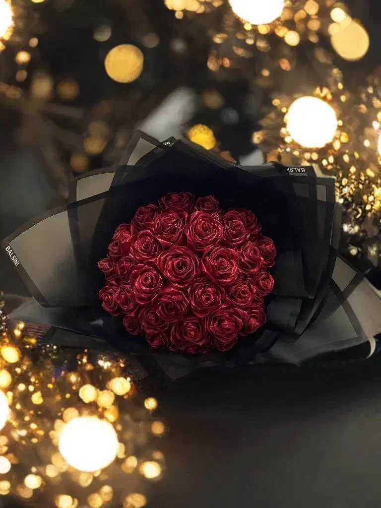 دسته گل و باکس گل ربانی|صنایع دستی و سایر لوازم تزئینی|بروجرد, |دیوار