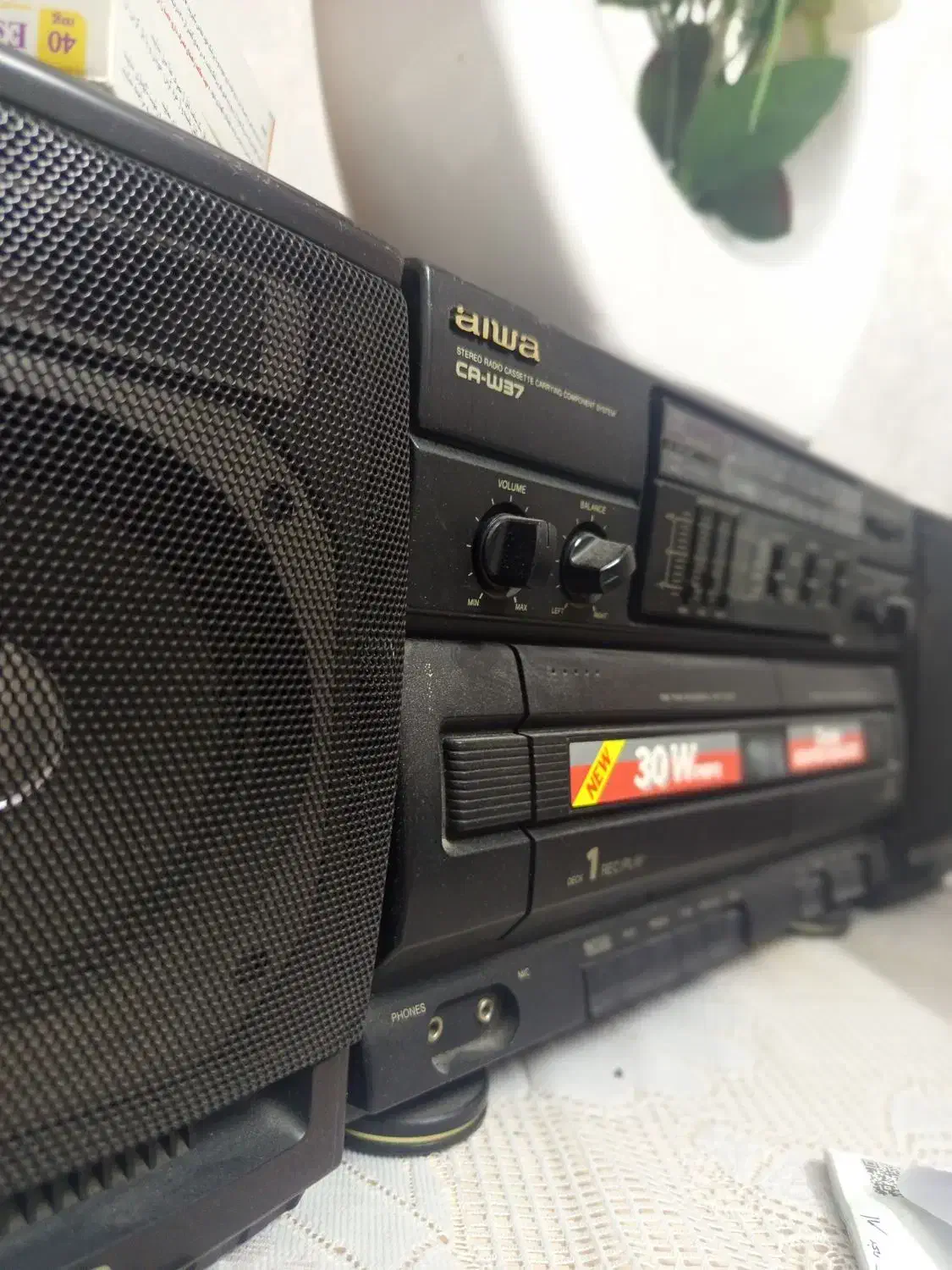 aiwa crw37|سیستم صوتی خانگی|کاشان, پاقپان|دیوار