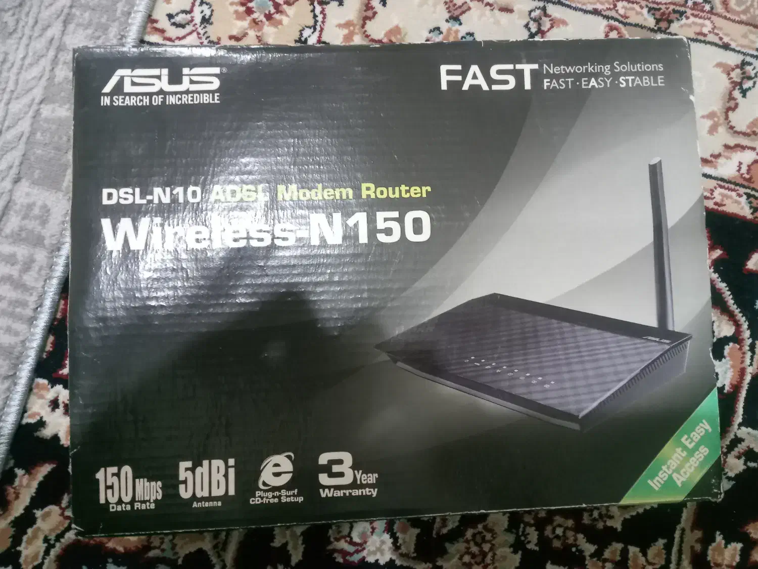 مودم اینترنت asus dsl n10 c1 با نصب راه اندازی|مودم و تجهیزات شبکه|تهران, بهارستان|دیوار