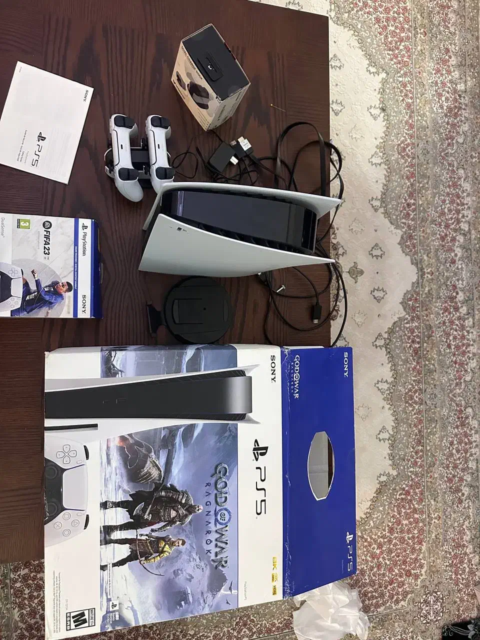 فایو استاندارد ۲دسته باشارژرو استند خیلی  در‌حد نو|کنسول، بازی ویدئویی و آنلاین|قزوین, |دیوار