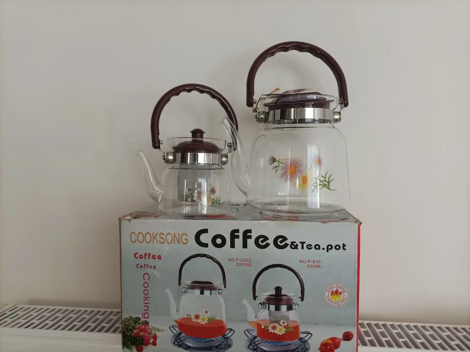 کتری قوری پیرکس|قوری، کتری، قهوه‌ساز دستی|فولادشهر, مسکن مهر فولادشهر|دیوار