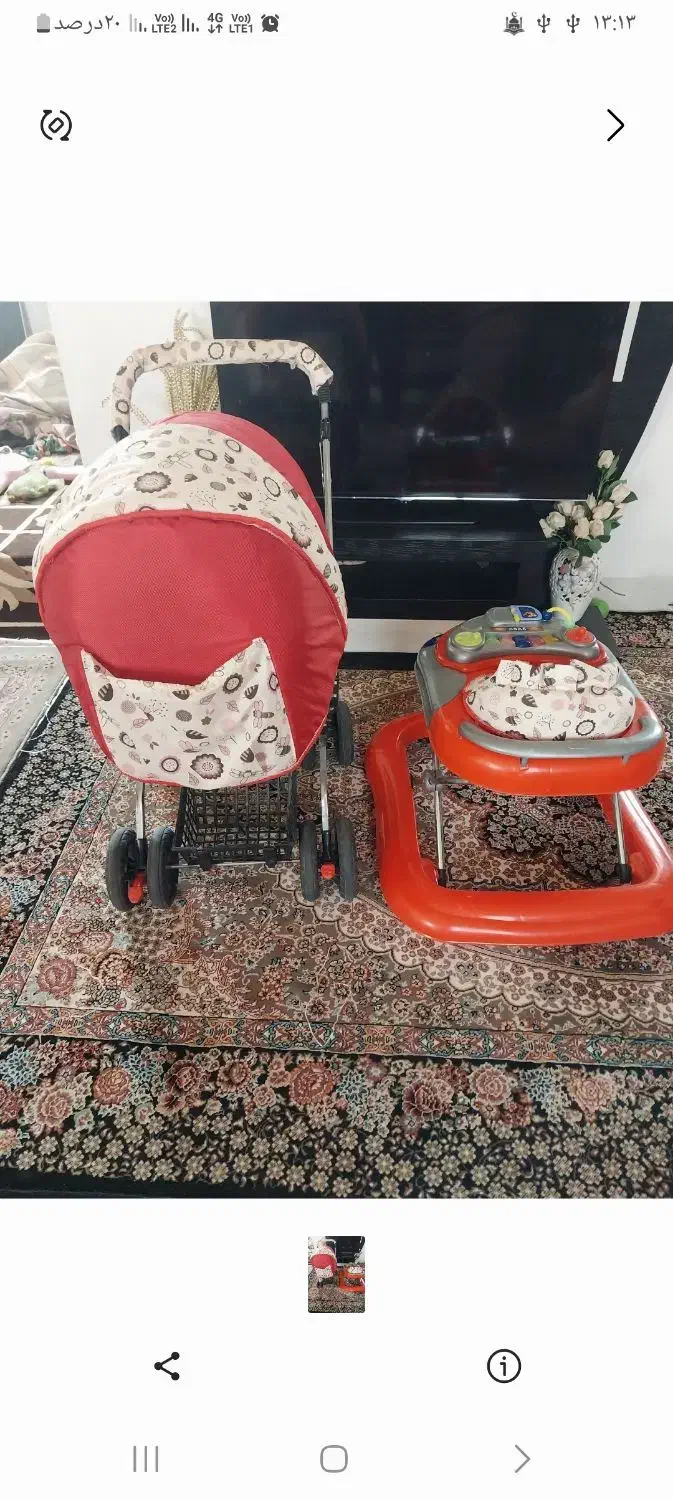 کالسکه وروروئک|کالسکه و لوازم جانبی|محمدیه-قزوین, |دیوار