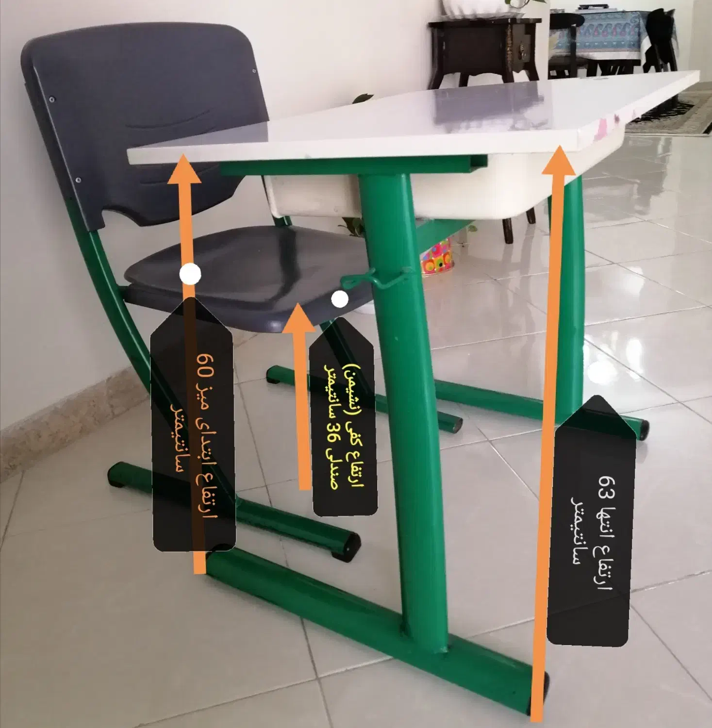 میز و صندلی تحریر بسیار محکم کودک و نوجوان|میز تحریر و کامپیوتر|تهران, نیلوفر|دیوار