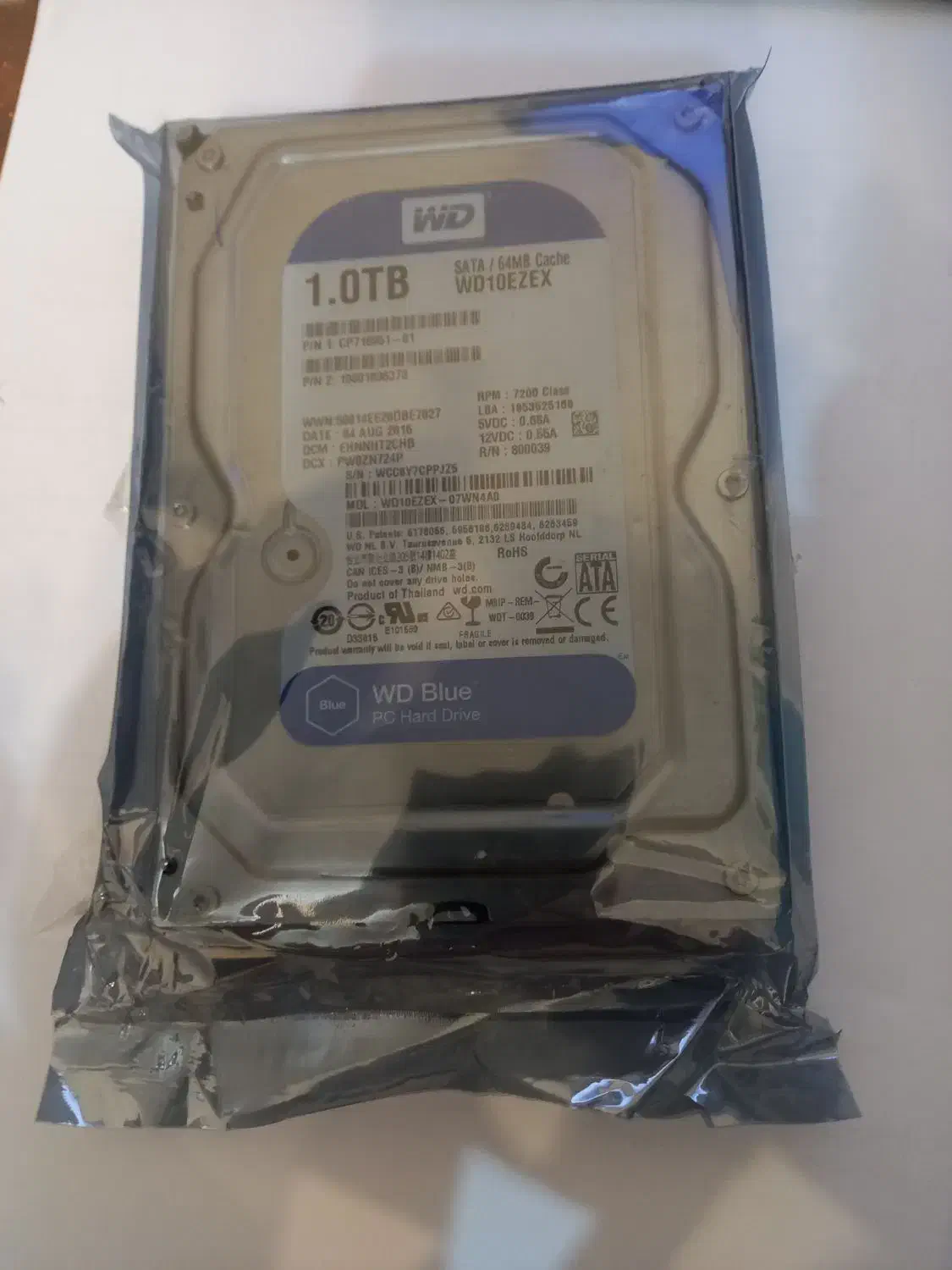 هارد ۱ترا WD نو آبی|قطعات و لوازم جانبی رایانه|تهران, فلسطین (میدان انقلاب)|دیوار