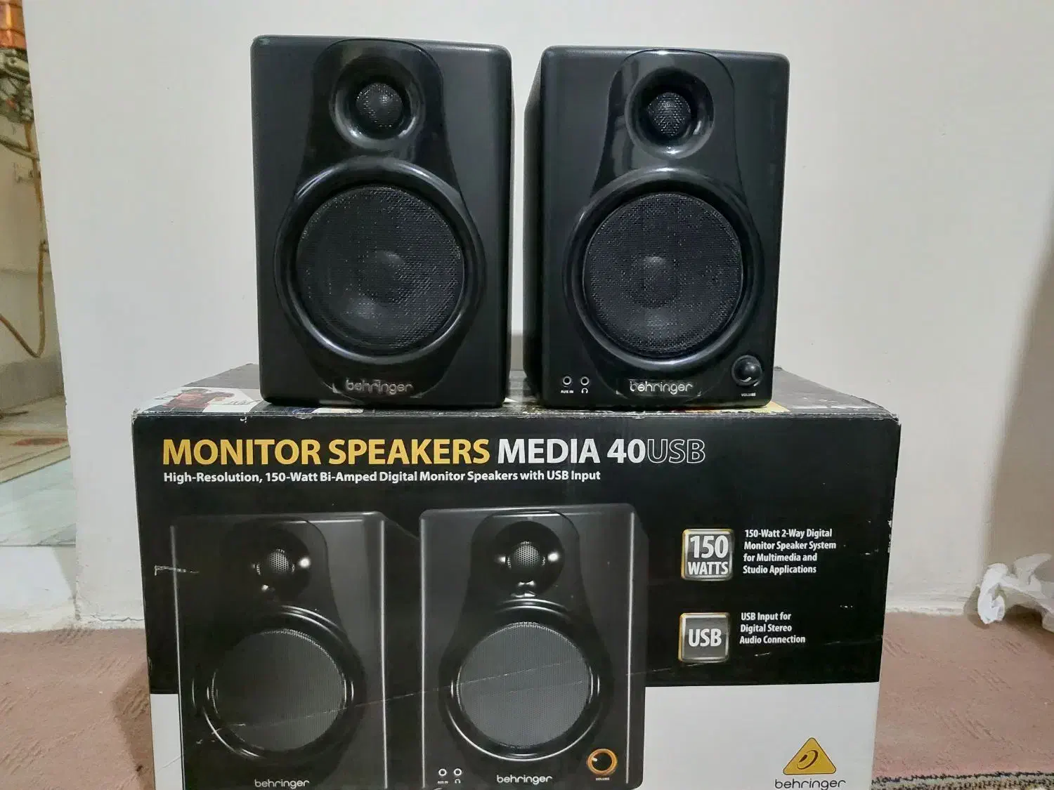 اسپیکر مانیتورینگ بهرینگر behringer|سیستم صوتی خانگی|تهران, جیحون|دیوار