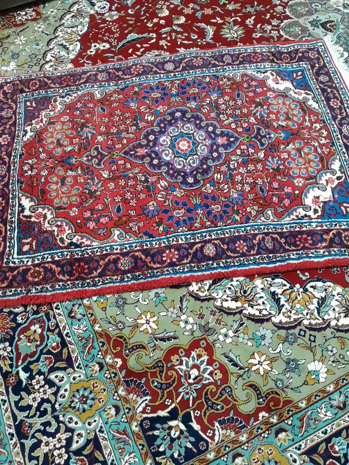 فرش دست باف|فرش|ملایر, |دیوار