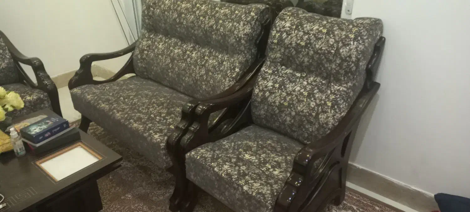 فروش مبل ۸ نفره چوب روس|مبلمان خانگی و میز عسلی|محمودآباد, |دیوار