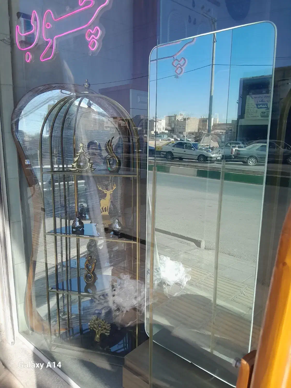 اینه قدی نور دار|آینه|ساوه, |دیوار