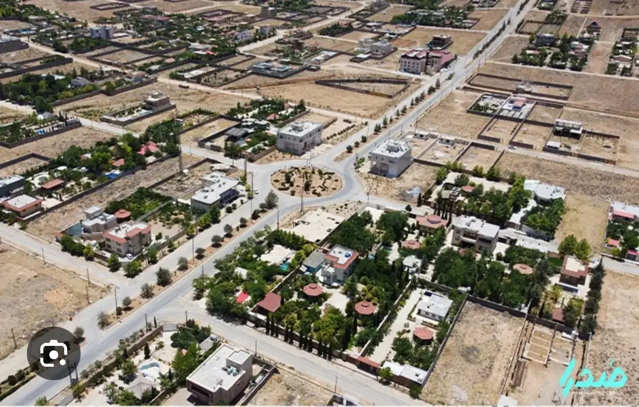 زمین باغشهری ۱۰۰۰ متری میدان اب درب حیاط|فروش زمین و ملک کلنگی|شیراز, باغشهر اهل بیت|دیوار