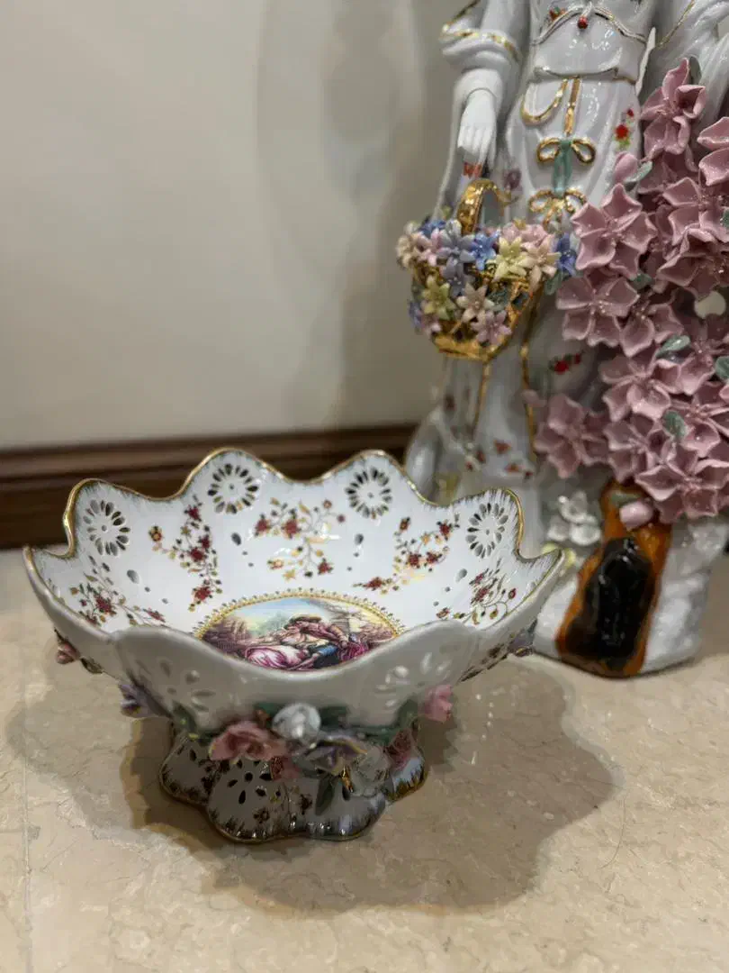 ظروف پذیرایی سرمه ای و گلبرجسته|ظروف سرو و پذیرایی|تهران, حافظیه|دیوار