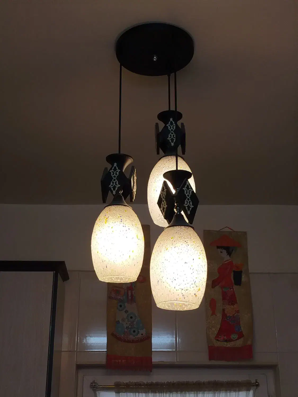 لوستر  آشپزخانه|لوستر و چراغ آویز|قم, زنبیل آباد|دیوار