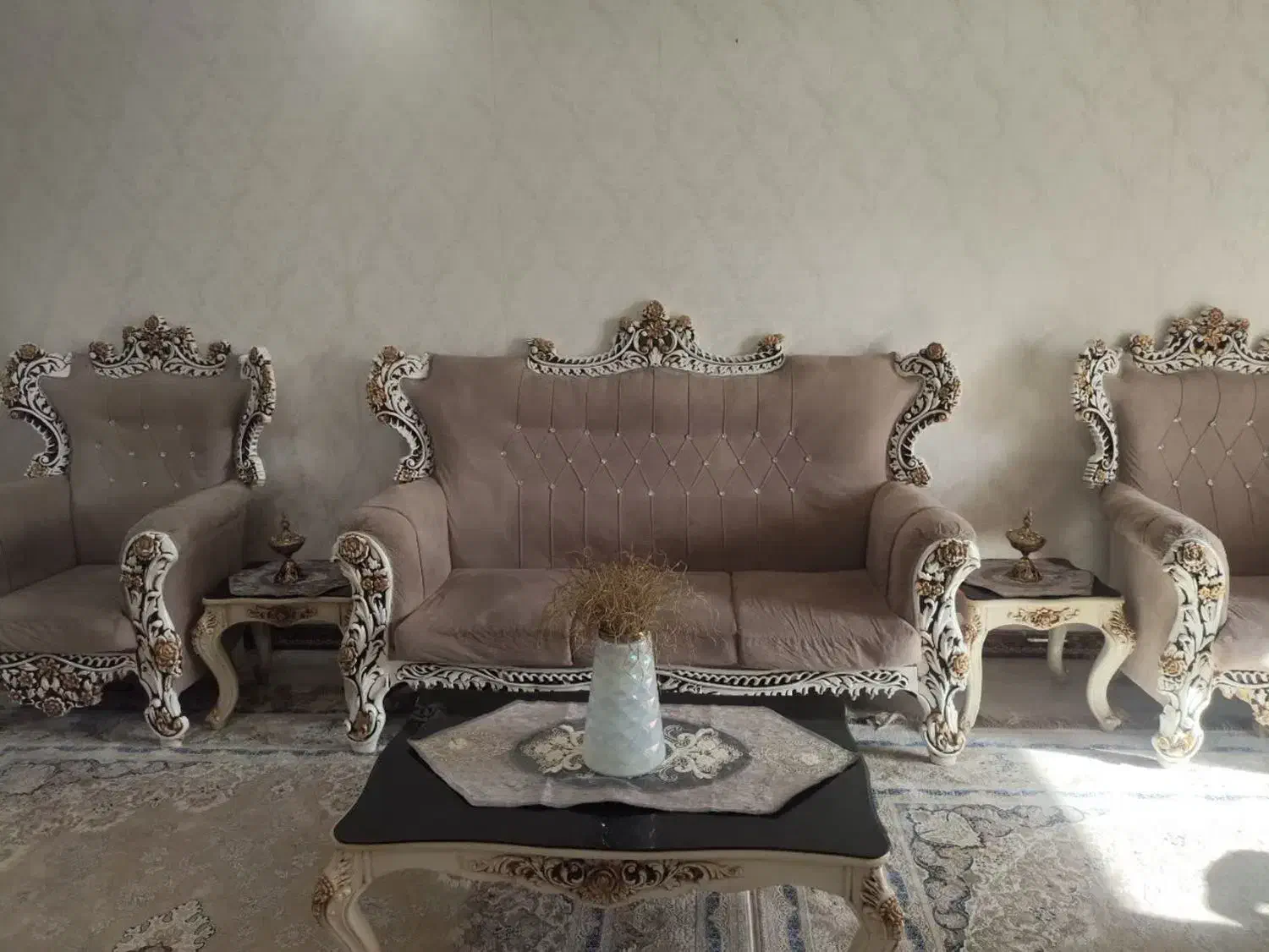 مبل استیل کلاسیک|مبلمان خانگی و میز عسلی|تهران, قصر فیروزه ۲|دیوار