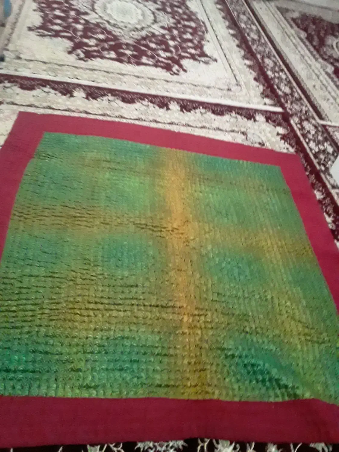 دوعددلحاف کرسی نونو|رختخواب، بالش، پتو|ورزنه, |دیوار