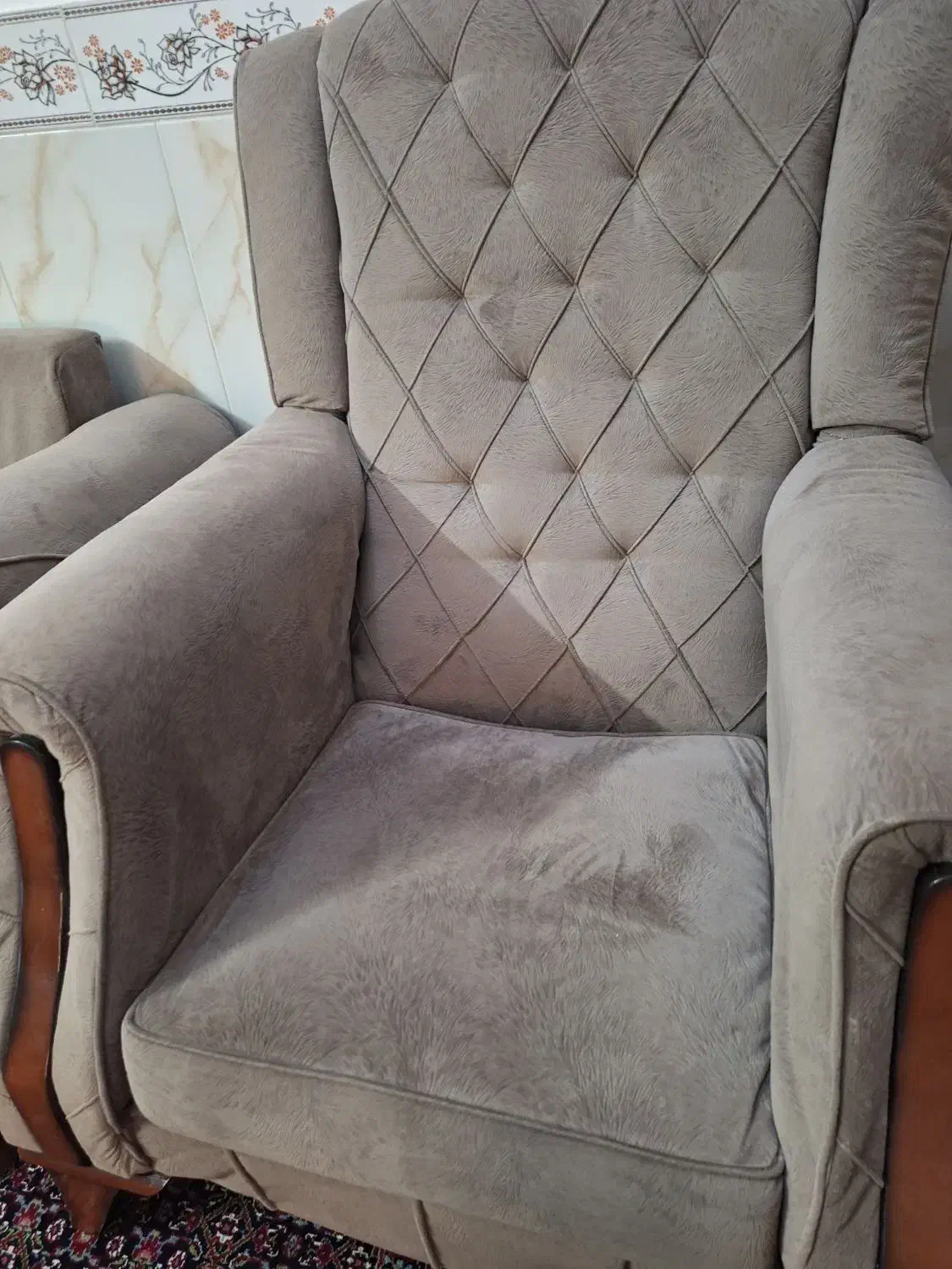 مبل راحتی تر و تمیز در حد|مبلمان خانگی و میز عسلی|زنجان, |دیوار