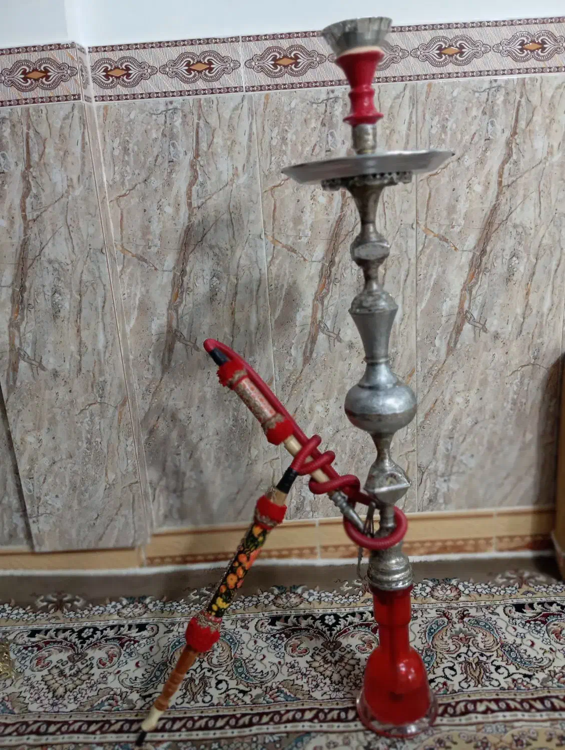 قلیان برنجی حاج اوغلی نادر اصل|کلکسیون و سرگرمی|نسیم‌شهر, |دیوار