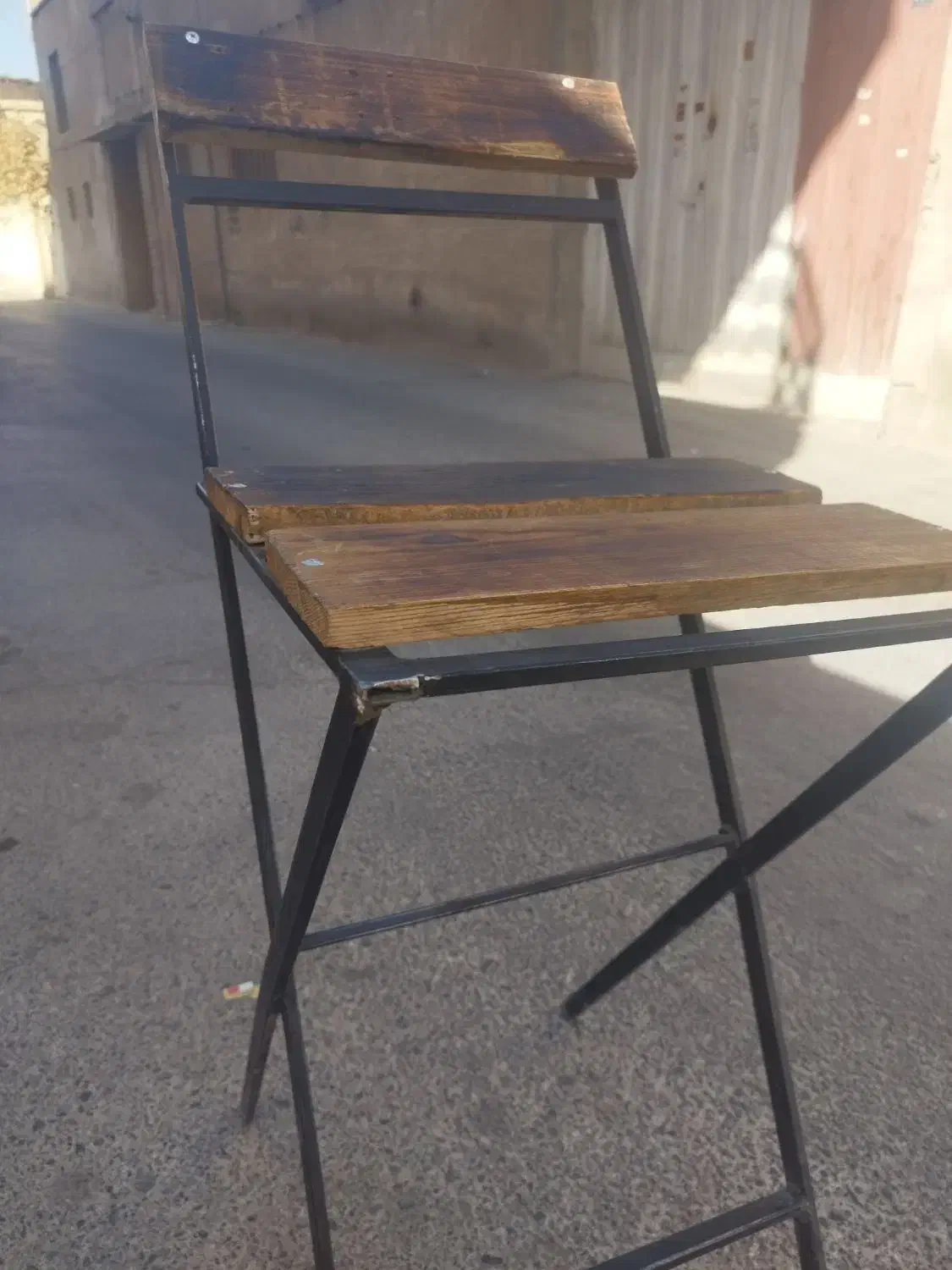 صندلی آهنی بار|صندلی و نیمکت|کرمان, |دیوار