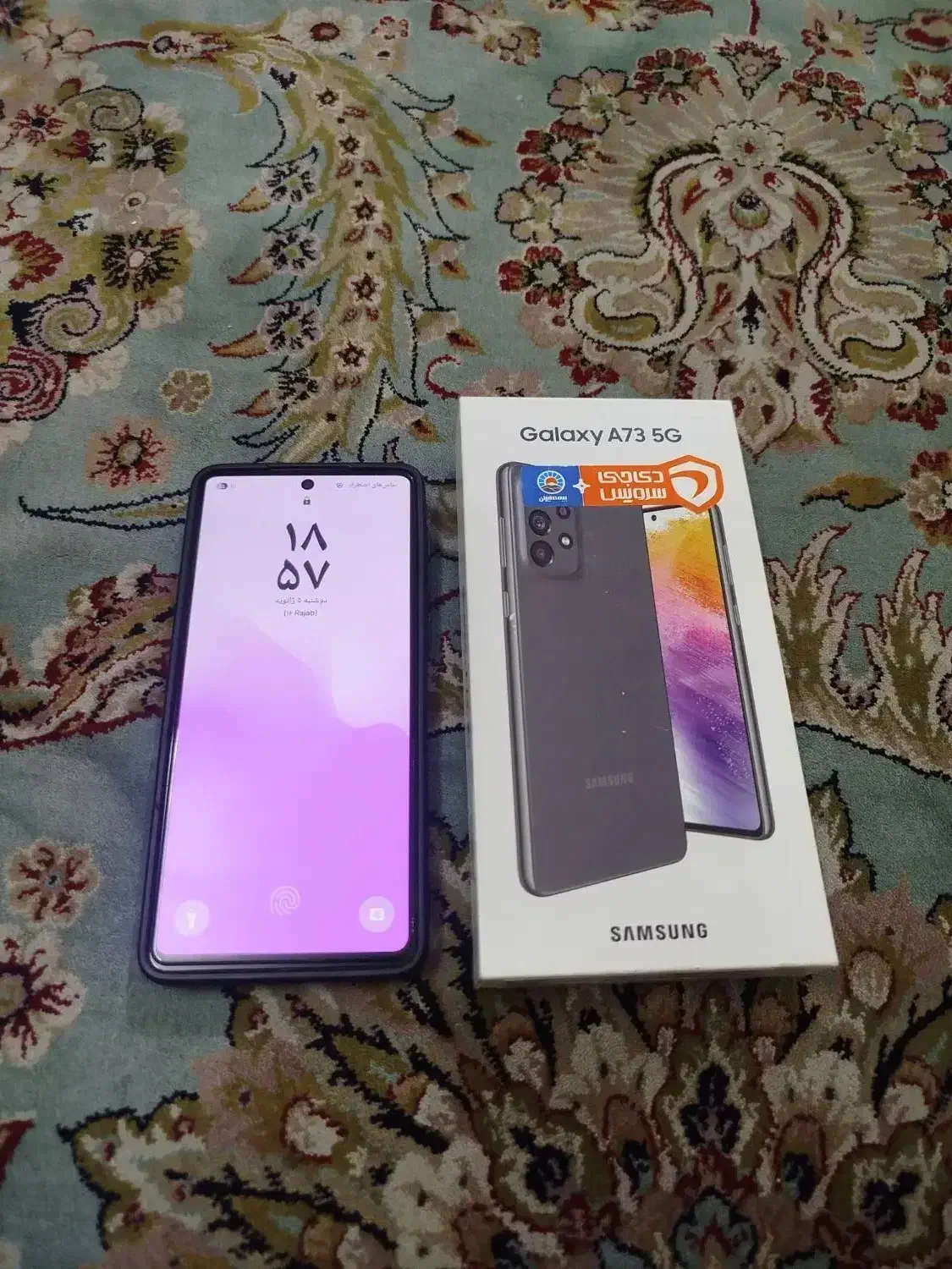 گوشی سامسونگ a73 درحد|موبایل|تهران, گلستان (شهرک راه آهن)|دیوار