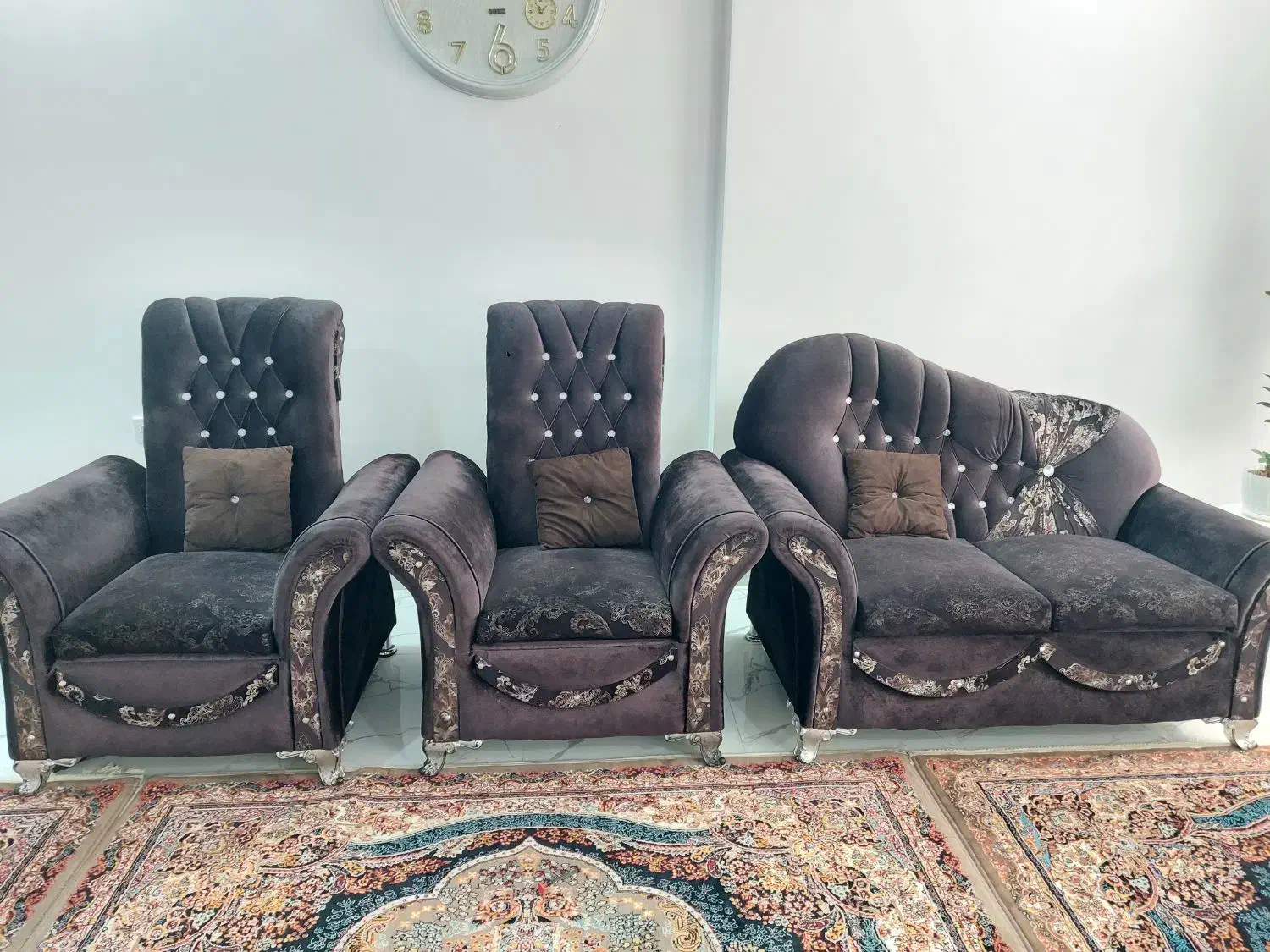 مبل ۷نفره|مبلمان خانگی و میز عسلی|املش, |دیوار