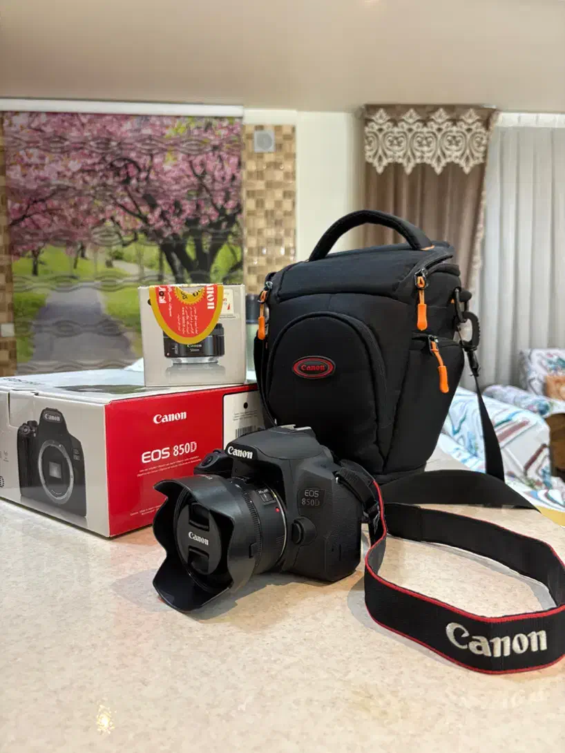 دوربین حرفه ای عکاسی و فیلمبرداری 850d کنون|دوربین عکاسی و فیلمبرداری|ری, دیلمان|دیوار