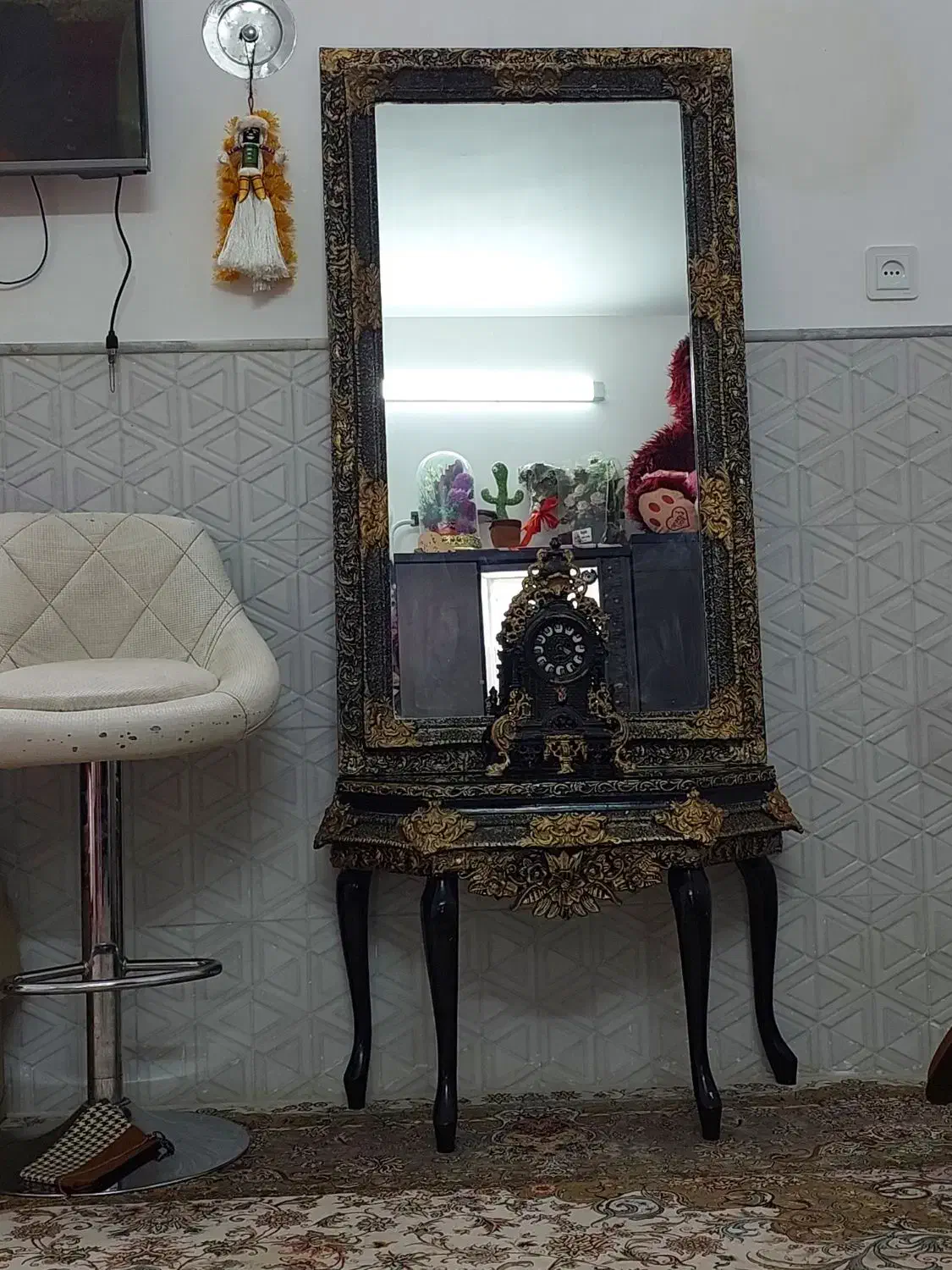 آیینه ومیز. جاکفشی|آینه|قم, زند آباد|دیوار