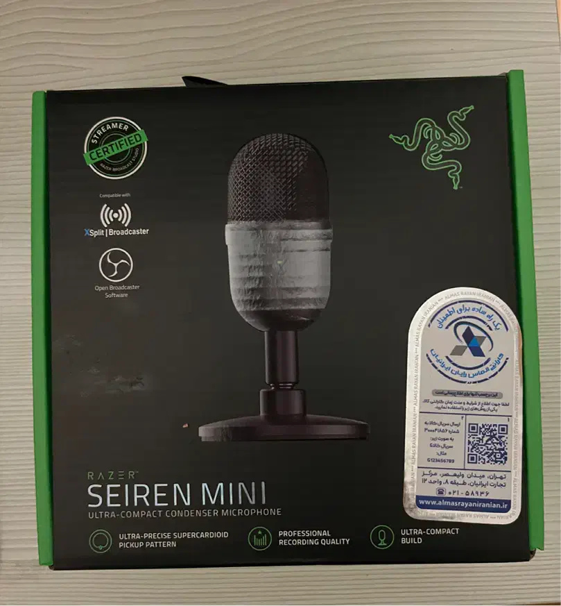 میکروفون razer seiren mini نو|صوتی و تصویری|اهواز, بهارستان|دیوار