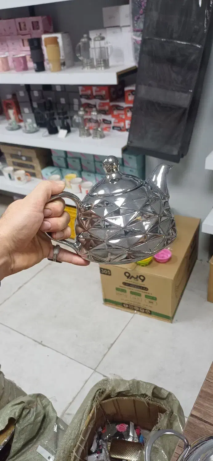کتری قوری استیل کف چدن حراج|قوری، کتری، قهوه‌ساز دستی|رشت, استادسرا|دیوار