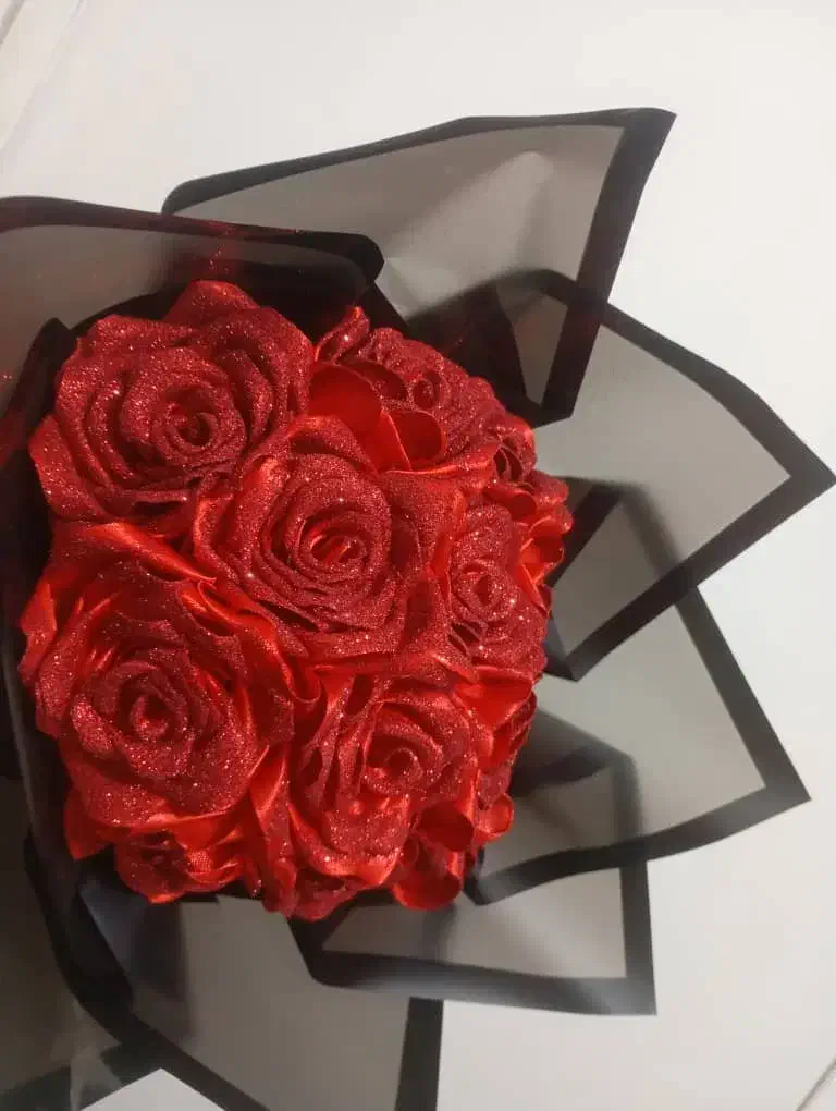 گل روبانی روز مادر|گل مصنوعی|شیراز, شیخ علی چوپان|دیوار