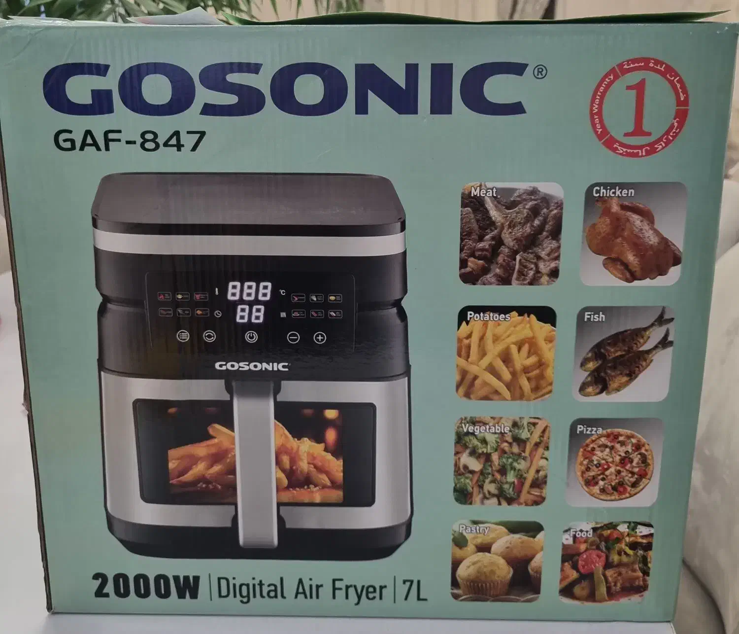 سرخ کن بدون روغن گوسونیک ۷ لیتری|اجاق گاز و لوازم برقی پخت‌وپز|بندر انزلی, معلم|دیوار