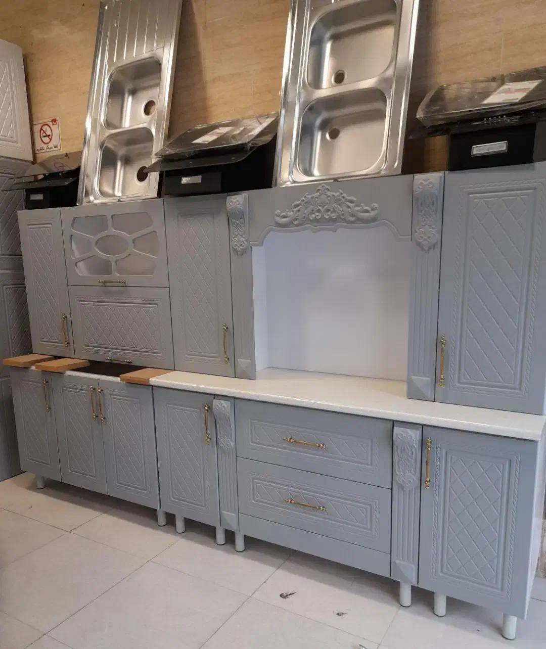 کابینت ممبران ابزار ساده و نئوکلاسیکی کد ۵۱۶۷|مصالح و تجهیزات ساختمان|بسطام, |دیوار