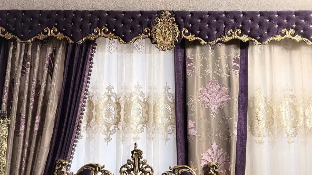 پرده|پرده، رانر، رومیزی|قم, بنیاد|دیوار